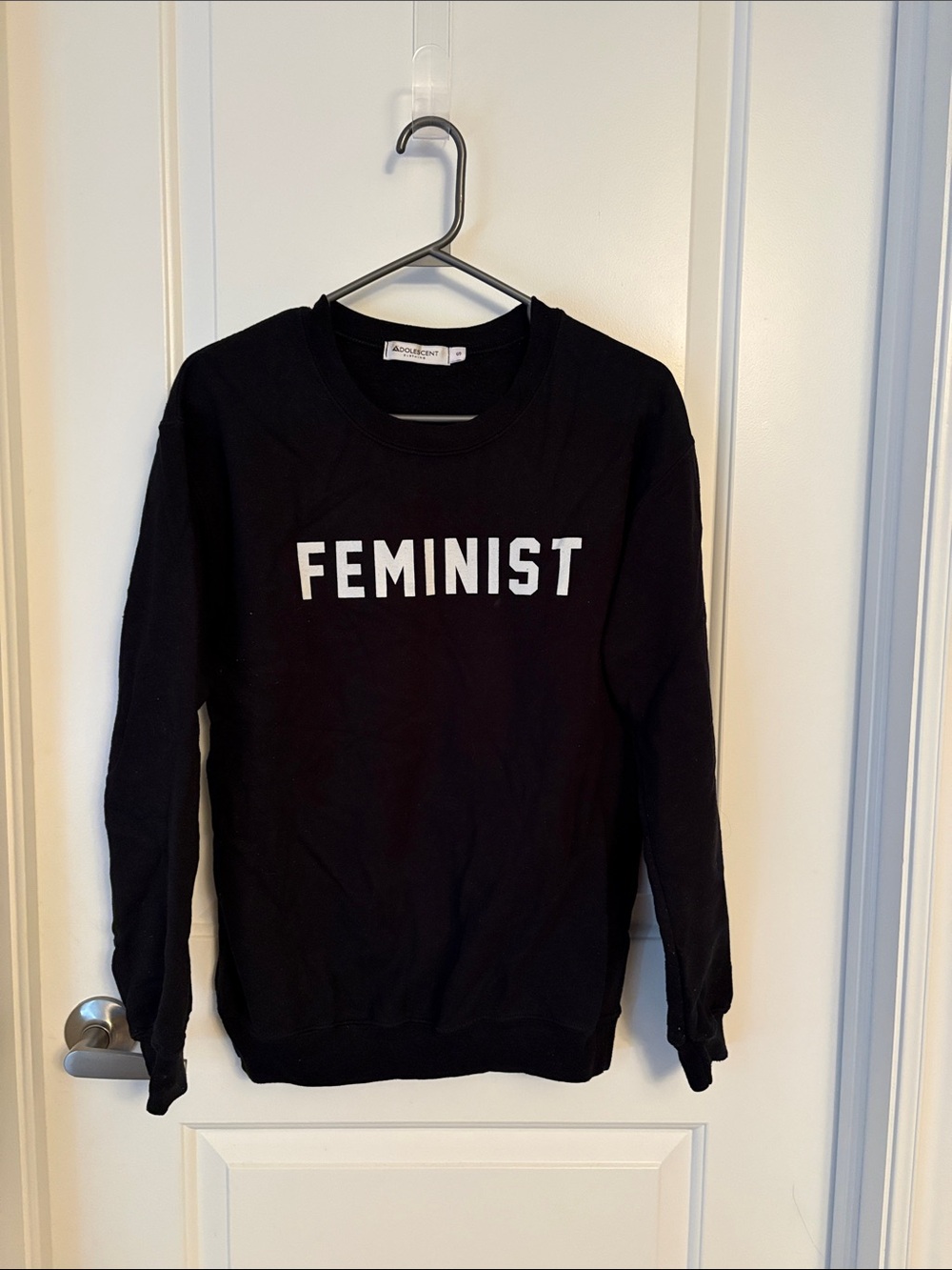Feminist Crewneck Sweatshirt - Black